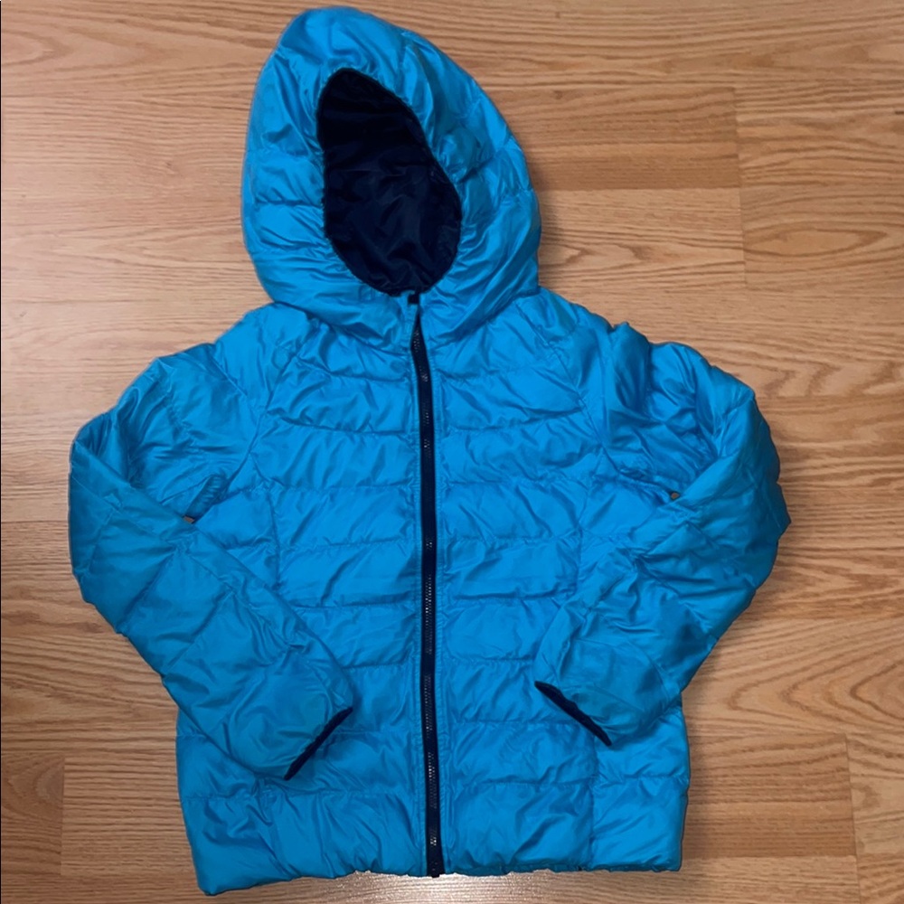 Kids Blue Puffer Jacket